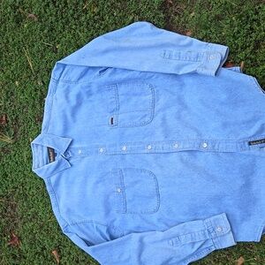 TIMBERLAND ▪︎ Classic Blue Men's Denim Shirt, Size L